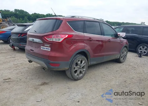 2014 Ford Escape Titanium z USA, uszkodzony, nr VIN 1FMCU0JX1EUB33892